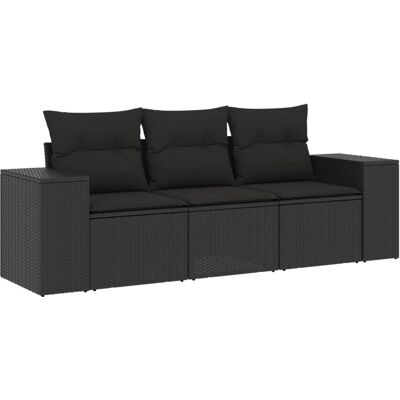 VidaXL Gartenset - Langlebiger Poly Rattan, 4-teilig VidaXL Gartenset - Langlebiger Poly Rattan, 4-teilig