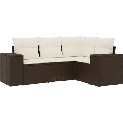 VidaXL Gartenset - Beigefarben, Modular, Langlebig VidaXL Gartenset - Beigefarben, Modular, Langlebig