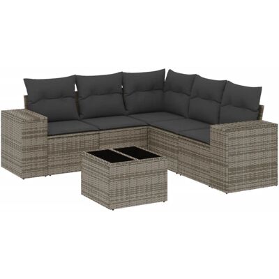 vidaXL Gartenset - Grau - Langlebig, Modular & UV-beständig vidaXL Gartenset - Grau - Langlebig, Modular & UV-beständig