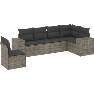 VidaXL Udendørs Møbel Sæt - Holdbart Syntetisk Rattan - 6 Stk VidaXL Udendørs Møbel Sæt - Holdbart Syntetisk Rattan - 6 Stk