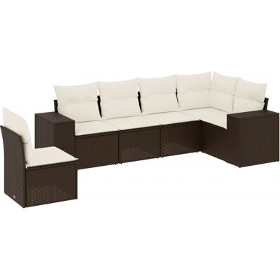 vidaXL 3254970 Gartenmöbel-Set - Langlebiges PE-Rattan, Wasserdichter Stauraum, Modulares Design vidaXL 3254970 Gartenmöbel-Set - Langlebiges PE-Rattan, Wasserdichter Stauraum, Modulares Design