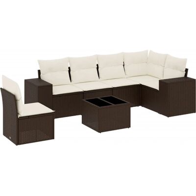 vidaXL Gartenmöbel-Set - Witterungsbeständiger Rattan vidaXL Gartenmöbel-Set - Witterungsbeständiger Rattan