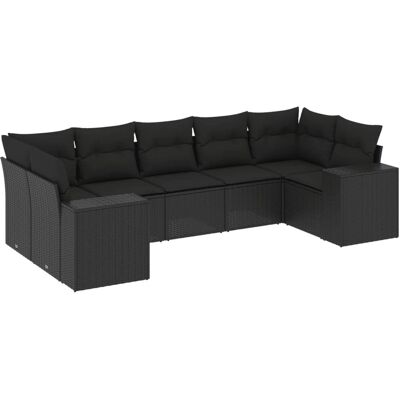 VidaXL Gartenmöbel-Set - Langlebiges Rattan - 7 Sitzplätze VidaXL Gartenmöbel-Set - Langlebiges Rattan - 7 Sitzplätze