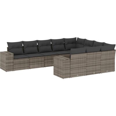 vidaXL Gartenmöbel-Set - Garten-Sofagarnitur mit Kissen vidaXL Gartenmöbel-Set - Garten-Sofagarnitur mit Kissen