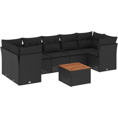 vidaXL Gartenmöbel-Set - Langlebiges Rattan, Modular, UV-beständig vidaXL Gartenmöbel-Set - Langlebiges Rattan, Modular, UV-beständig