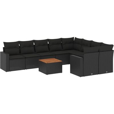 vidaXL Beiges Gartenmöbel-Set - Gartensofa mit Stauraum vidaXL Beiges Gartenmöbel-Set - Gartensofa mit Stauraum