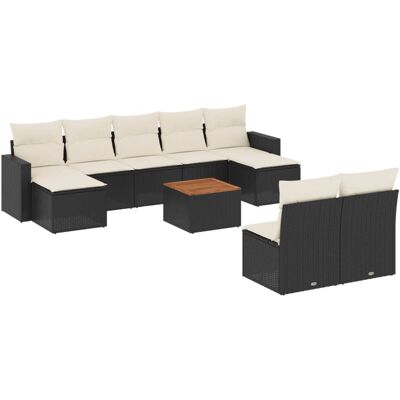 Ensemble de Mobilier d'Extérieur VidaXL - Rotin PE Durable, Rangement Étanche Ensemble de Mobilier d'Extérieur VidaXL - Rotin PE Durable, Rangement Étanche