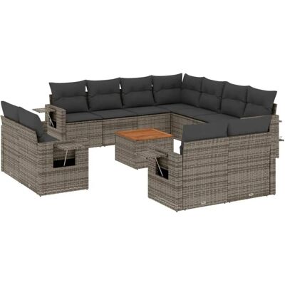 VidaXL Gartenset - Modular, UV-beständig, Grau VidaXL Gartenset - Modular, UV-beständig, Grau