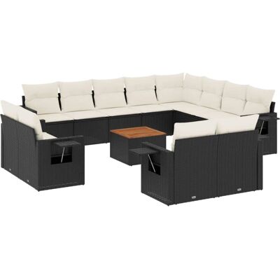VidaXL Beiges Outdoor-Möbelset - Garten-Sofagruppe VidaXL Beiges Outdoor-Möbelset - Garten-Sofagruppe