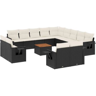 VidaXL Gartengarnitur - Beige, Modular, UV-beständig VidaXL Gartengarnitur - Beige, Modular, UV-beständig