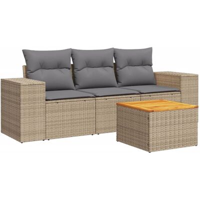 vidaXL Gartenmöbel-Set - Modular Gartensofa mit Kissen vidaXL Gartenmöbel-Set - Modular Gartensofa mit Kissen