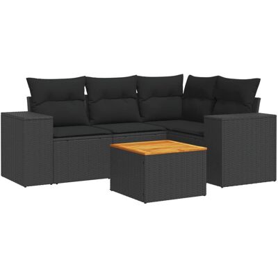 vidaXL 3257756 Gartenmöbel-Set - Schwarz vidaXL 3257756 Gartenmöbel-Set - Schwarz