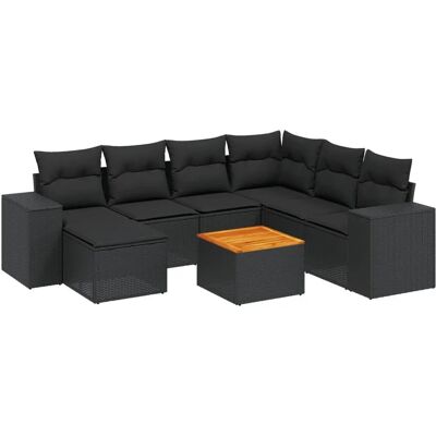 vidaXL 8-Tlg. Garten-Sofagarnitur Mit Kissen - Outdoor Möbel vidaXL 8-Tlg. Garten-Sofagarnitur Mit Kissen - Outdoor Möbel