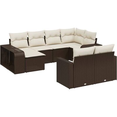 VidaXL Gartenbank - Langlebiges PE-Rattan - Modulares Design VidaXL Gartenbank - Langlebiges PE-Rattan - Modulares Design