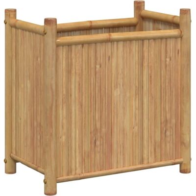 vidaXL Bamboe Plantbak 50x30x50 cm - Tuinpot vidaXL Bamboe Plantbak 50x30x50 cm - Tuinpot