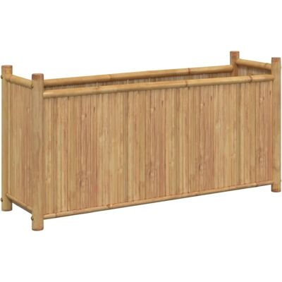 vidaXL Bamboe Bloempot 100x30x50 cm - Tuin Verhoogd Bed Buiten vidaXL Bamboe Bloempot 100x30x50 cm - Tuin Verhoogd Bed Buiten
