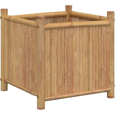 vidaXL Bac à Plantes en Bambou Marron 50x50x50 cm Jardin, Pot, Bac de Culture Extérieur - Publicité vidaXL Bac à Plantes en Bambou Marron 50x50x50 cm Jardin, Pot, Bac de Culture Extérieur - Publicité