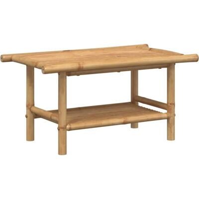 vidaXL Bamboe Salontafel - 70x40x35 cm Meubel voor woonkamer vidaXL Bamboe Salontafel - 70x40x35 cm Meubel voor woonkamer
