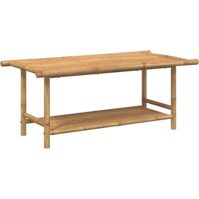 vidaXL Bambus Couchtisch 110x55x45 cm - Beistelltisch vidaXL Bambus Couchtisch 110x55x45 cm - Beistelltisch