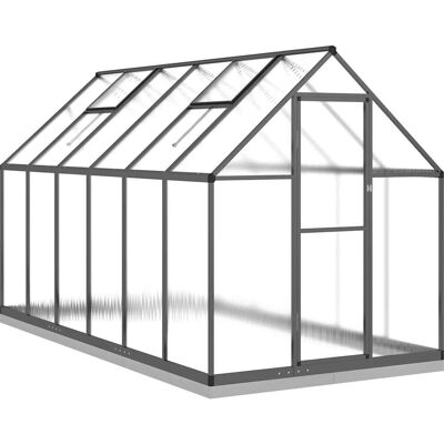 Serre avec cadre de base vidaXL 334x169x202 cm - Serre Serre avec cadre de base vidaXL 334x169x202 cm - Serre