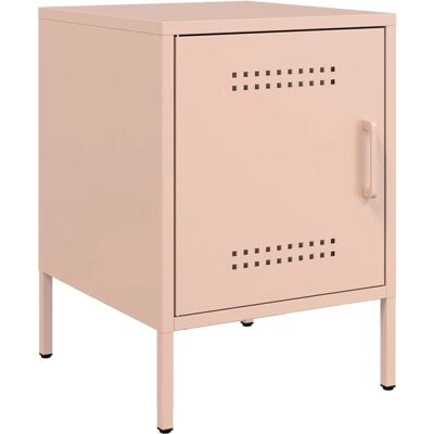 vidaXL 842913 Nachttisch - Beistelltisch Stahl Rosa Möbel vidaXL 842913 Nachttisch - Beistelltisch Stahl Rosa Möbel