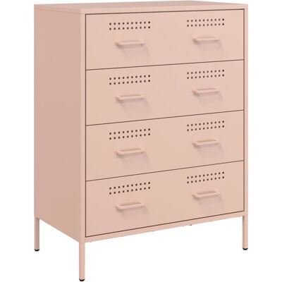 vidaXL Rosa Sideboard - Industrieller Stauraum vidaXL Rosa Sideboard - Industrieller Stauraum