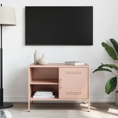vidaXL Pinkes Stahl TV-Schrank - Industrieller Stil - 68x39x50,5cm vidaXL Pinkes Stahl TV-Schrank - Industrieller Stil - 68x39x50,5cm