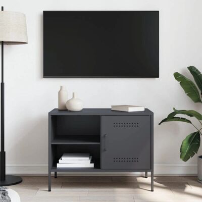 vidaXL Stahl Anthrazit 68x39x50.5 cm TV-Schrank vidaXL Stahl Anthrazit 68x39x50.5 cm TV-Schrank