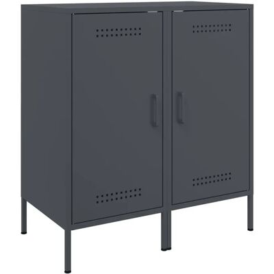 vidaXL 843017 Industrieel Staal Antraciet Dressoir - Dressoir vidaXL 843017 Industrieel Staal Antraciet Dressoir - Dressoir
