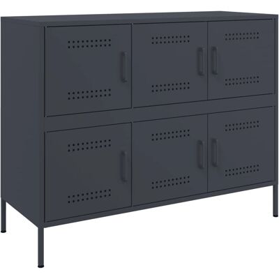 vidaXL 843098 Stål Sideboard - Industriel Opbevaringsmøbel vidaXL 843098 Stål Sideboard - Industriel Opbevaringsmøbel