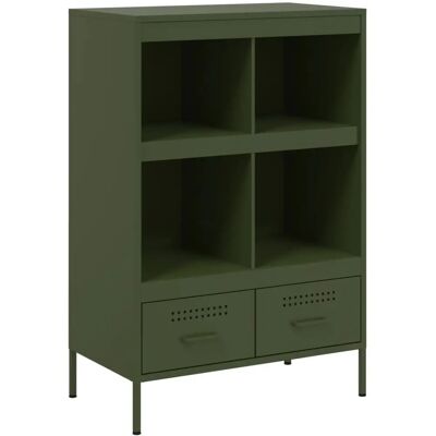 vidaXL 843106 Grüner Industriestahl Sideboard - Sideboard vidaXL 843106 Grüner Industriestahl Sideboard - Sideboard