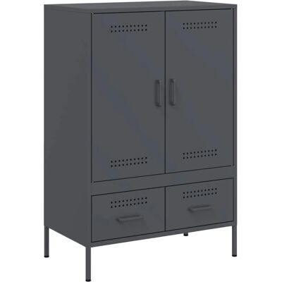 vidaXL Aparador de acero laminado en frío - 68x39x101.5 cm vidaXL Aparador de acero laminado en frío - 68x39x101.5 cm