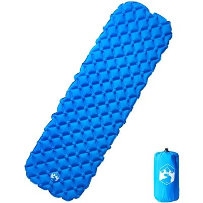 vidaXL Matelas de camping gonflable bleu 190x58x6 cm - Publicité vidaXL Matelas de camping gonflable bleu 190x58x6 cm - Publicité