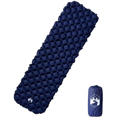 vidaXL Aufblasbare Campingmatratze Marineblau 190x58x6 cm - Campingmatratze vidaXL Aufblasbare Campingmatratze Marineblau 190x58x6 cm - Campingmatratze