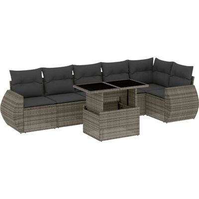 vidaXL 3268550 Gartenmöbel-Set - Grau vidaXL 3268550 Gartenmöbel-Set - Grau