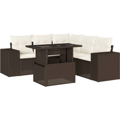 vidaXL Gartenmöbel-Set - Langlebiges Poly Rattan - Terrasse, Garten vidaXL Gartenmöbel-Set - Langlebiges Poly Rattan - Terrasse, Garten