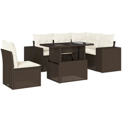 vidaXL 3269173 Gartenmöbel-Set - Gartensofa vidaXL 3269173 Gartenmöbel-Set - Gartensofa