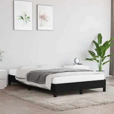 vidaXL Estructura de cama - 120x190cm Negro Modern vidaXL Estructura de cama - 120x190cm Negro Modern