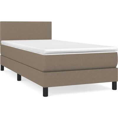vidaXL Boxspringbett mit verstellbarem Kopfteil - 120x190cm - Bett vidaXL Boxspringbett mit verstellbarem Kopfteil - 120x190cm - Bett