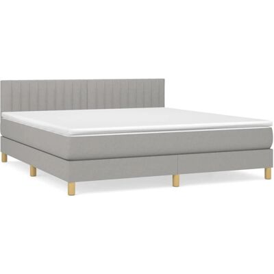 VidaXL Bett mit verstellbarem Kopfteil - 120x190 cm - Bett VidaXL Bett mit verstellbarem Kopfteil - 120x190 cm - Bett