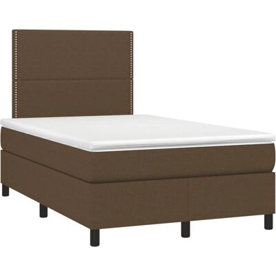 VidaXL Bett - Dunkelbraune Taschenfederkernmatratze - Bett VidaXL Bett - Dunkelbraune Taschenfederkernmatratze - Bett