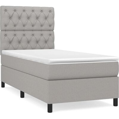 VidaXL Bett mit verstellbarem Kopfteil - 120x190 cm VidaXL Bett mit verstellbarem Kopfteil - 120x190 cm
