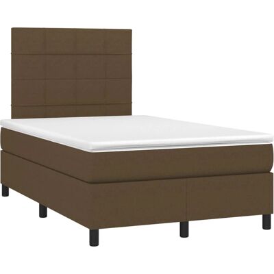 VidaXL Bed - Donkerbruin, Model 3269905, Verstelbaar hoofdbord - Bed VidaXL Bed - Donkerbruin, Model 3269905, Verstelbaar hoofdbord - Bed