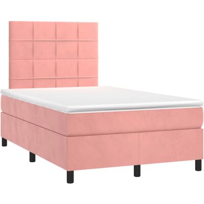 VidaXL Pink Samtbetten mit verstellbarem Kopfteil - Bett VidaXL Pink Samtbetten mit verstellbarem Kopfteil - Bett