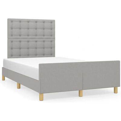 VidaXL Bettgestell - Knöpfe - Höhenverstellbar, Stützbeine, Modernes Design VidaXL Bettgestell - Knöpfe - Höhenverstellbar, Stützbeine, Modernes Design