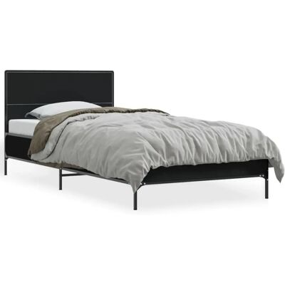vidaXL 845522 Bettgestell - Schwarz, 100x200 cm vidaXL 845522 Bettgestell - Schwarz, 100x200 cm