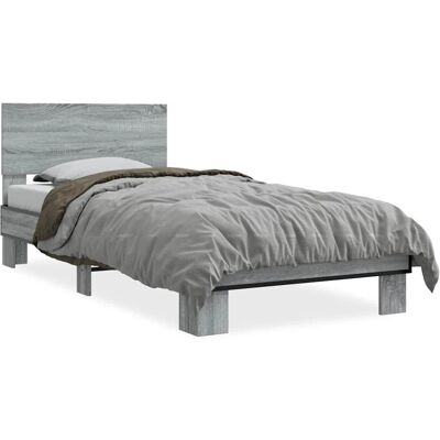 vidaXL 845815 Harmaa Sonoma Sängynrunko - Sängynrunko vidaXL 845815 Harmaa Sonoma Sängynrunko - Sängynrunko