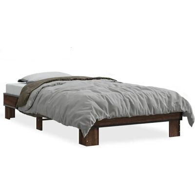 vidaXL Sänky Tammi - 90x190 cm, puu ja metalli vidaXL Sänky Tammi - 90x190 cm, puu ja metalli