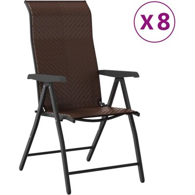 vidaXL 3270611 Krzesło Ogrodowe Brązowe - Krzesło Ogrodowe vidaXL 3270611 Krzesło Ogrodowe Brązowe - Krzesło Ogrodowe