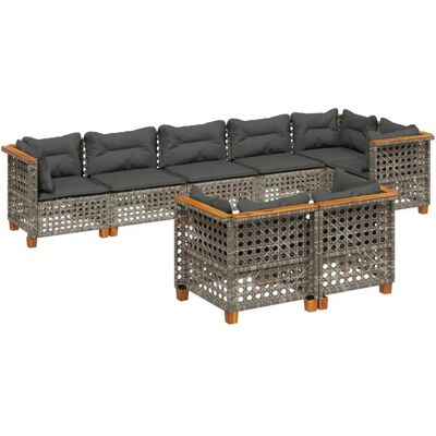 vidaXL Gartenmöbel-Set - Gartensofagarnitur mit Kissen vidaXL Gartenmöbel-Set - Gartensofagarnitur mit Kissen